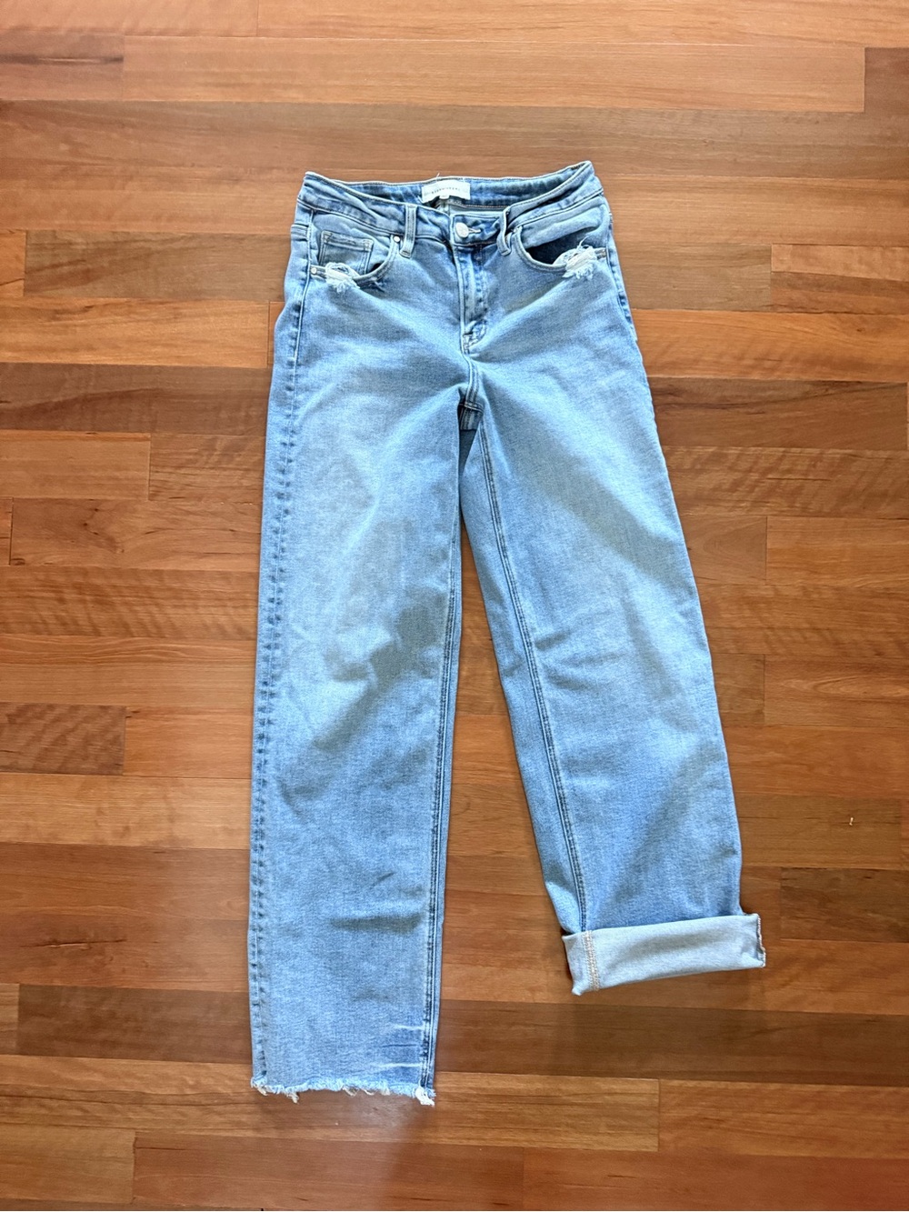 Risen straight wide leg Jean